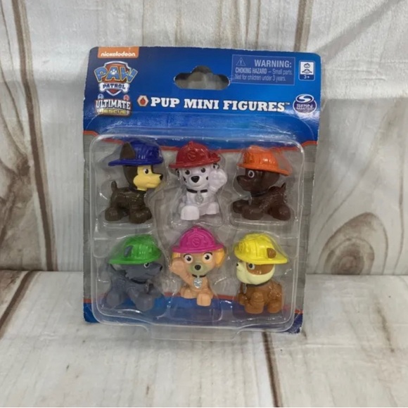 Paw Patrol Ultimate Rescue Pup Mini Figures - Multicolor, Plastic, Model 6054227 main image 0